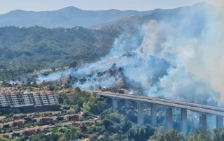Incendio de Benahavís del 9/jul/2026 (Fotografía: Pablo Aragón Macías)